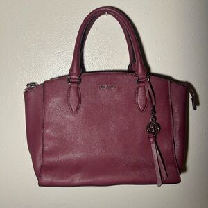 Nine West Dark Red / Burgundy Hand Bag / Satchel